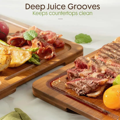 Azedele Bamboo Cutting Board 3-Piece Set