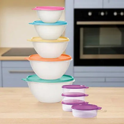 Tupperware Wonderlier Vintage 14-Piece Bowl Set for Cooking and Storage