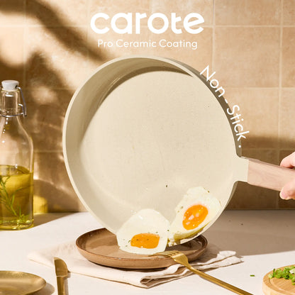 Carote Ceramic Cookware Set - Nonstick, PFAS Free, Dishwasher Safe