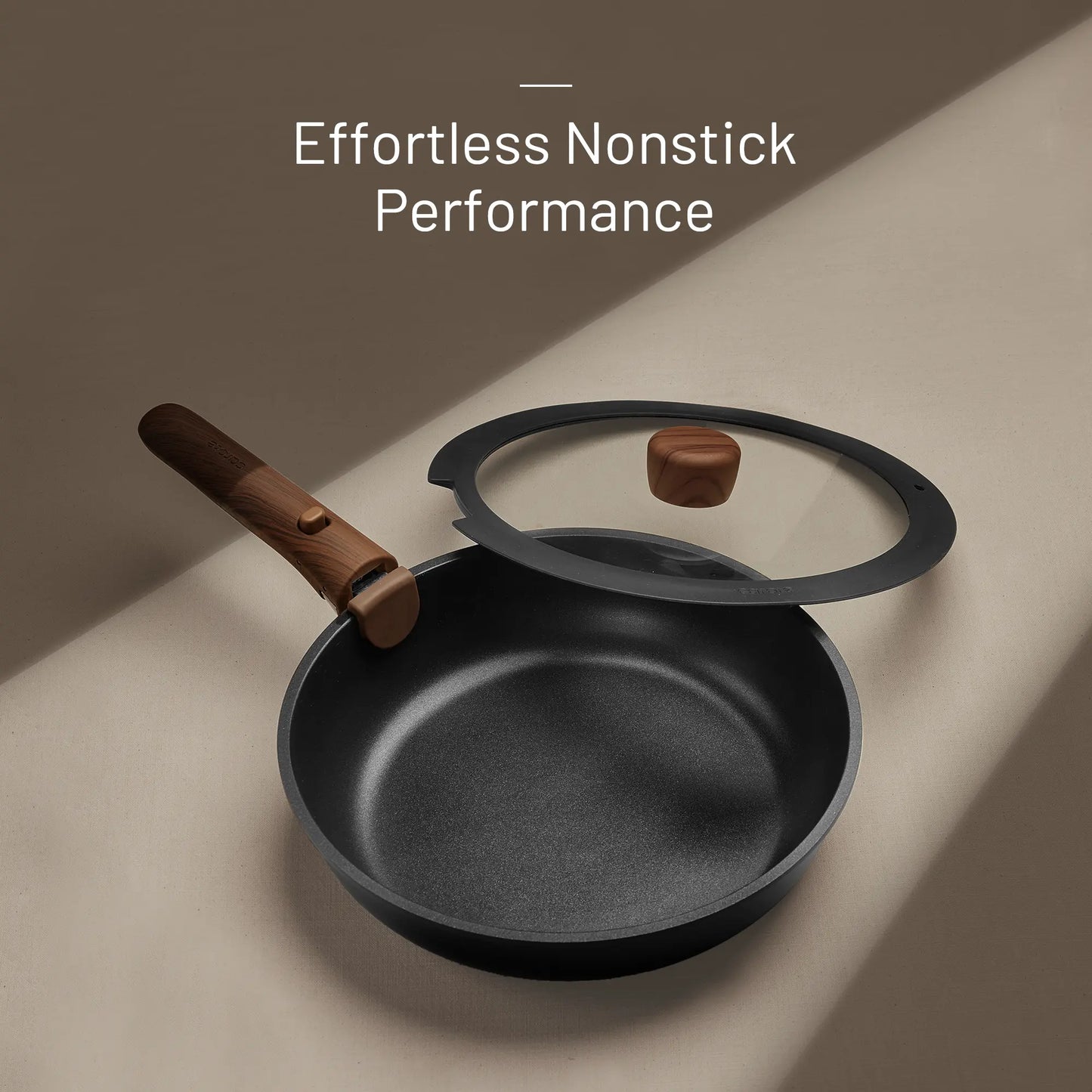 CAROTE 15/17/21pcs Non-Stick Cookware Set with Detachable Handle