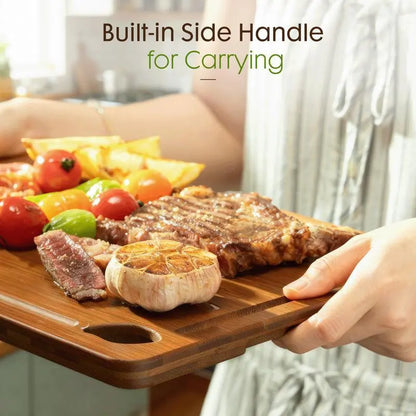 Azedele Bamboo Cutting Board 3-Piece Set