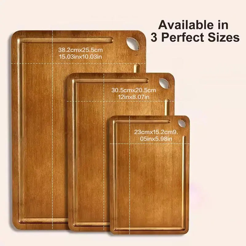 Azedele Bamboo Cutting Board 3-Piece Set