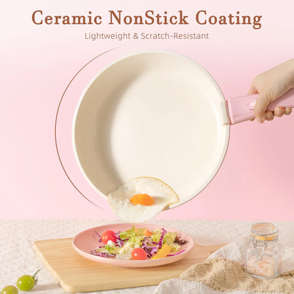 Astercook 21-Piece Nonstick Cookware Set - Durable & Versatile